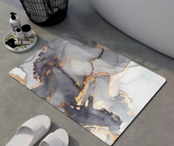Diatom Mud Soft Entrance Bathroom Absorbent Foot Pad - Image 7