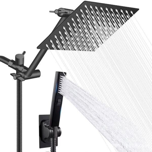 Bathroom Stainless Steel Pressurized Shower Head Set - Image 4