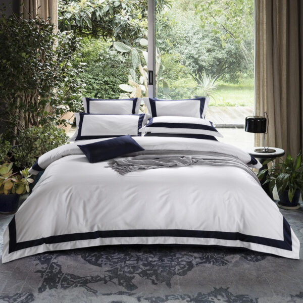 Five-star Hotel Four-piece Set, Satin Sheet Set - Image 6