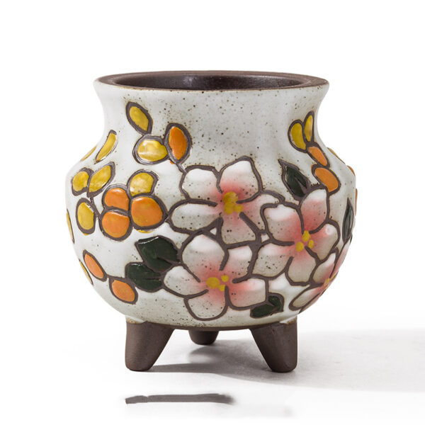 Mini Small Creative Ceramic Indoor Green Plant Potted Plants - Image 3