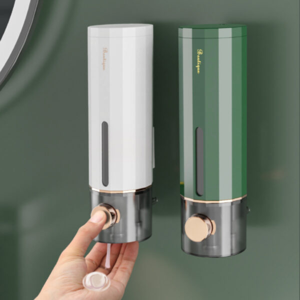 450ml Manual Wall Mounted Bathroom Liquid Soap Dispenser Washing Hand Sanitizer Family Hotel Shower Gel Bathroom Accessories - Image 8