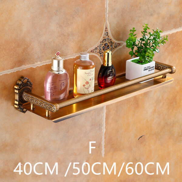 European Style Non-perforated Folding Towel Rack Set - Image 5