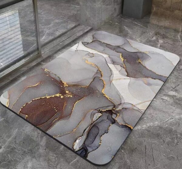 Diatom Mud Soft Entrance Bathroom Absorbent Foot Pad - Image 3