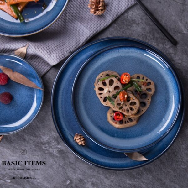 Ceramic Plate Meal Tray Dish Creative Deep Plates Tableware - Image 7