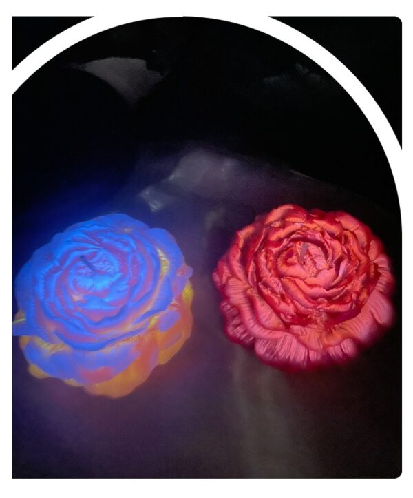 Peony Flower Luminous Fluorescence Low Temperature Candles - Image 2