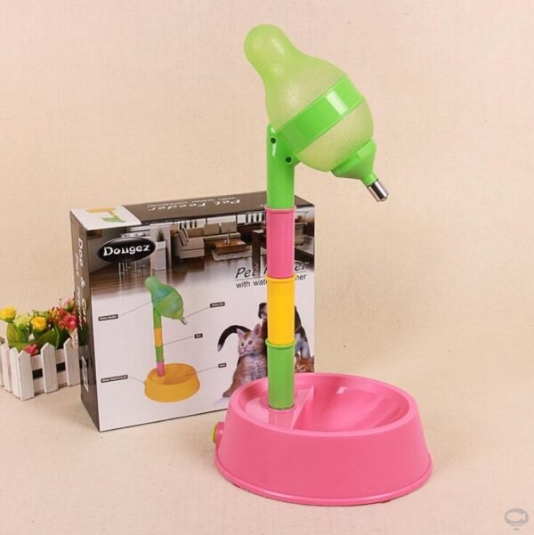 Automatic Pet Water Dispenser Stand Feeder Bowl Adjusting Height Water Bottle Cat Dog Water Drinker Water Fountain Feeding - Image 6