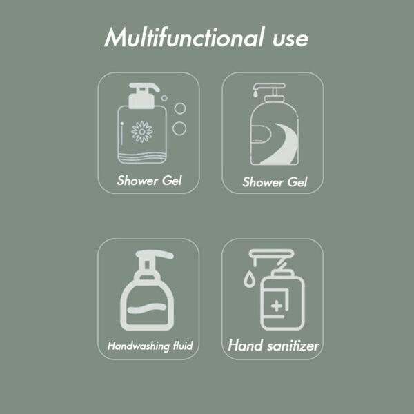 450ml Manual Wall Mounted Bathroom Liquid Soap Dispenser Washing Hand Sanitizer Family Hotel Shower Gel Bathroom Accessories - Image 3