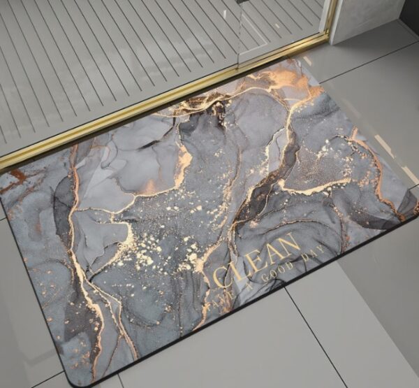 Diatom Mud Soft Entrance Bathroom Absorbent Foot Pad - Image 2