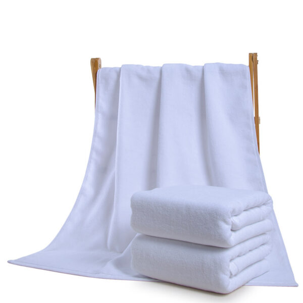 Special large towel white hotel bath towel - Image 4