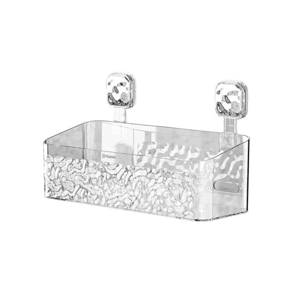 Toilet Rack Punch-free Bathroom Hanging Basket Wall - Image 5