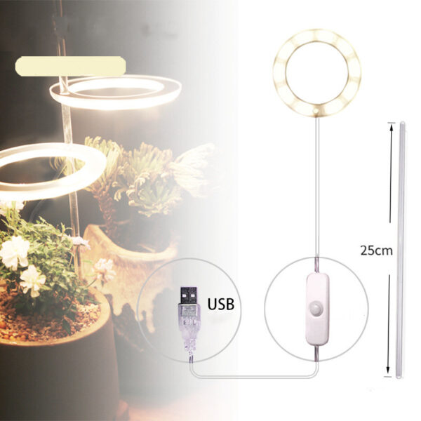 LED Grow Light Full Spectrum Phyto Grow Lamp USB Phyto Lamp for Plants Growth Lighting for Indoor Plant - Image 9