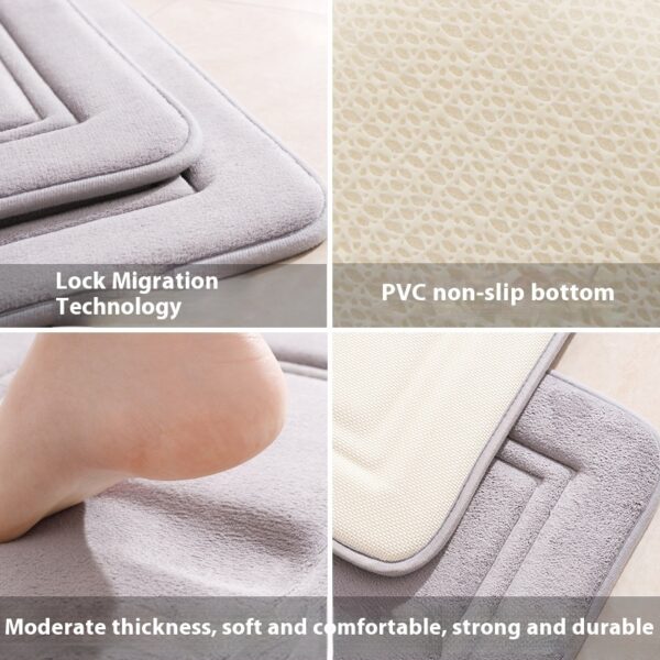 Simple Bathroom Non-slip Kitchen Bathroom Entrance Mat - Image 7