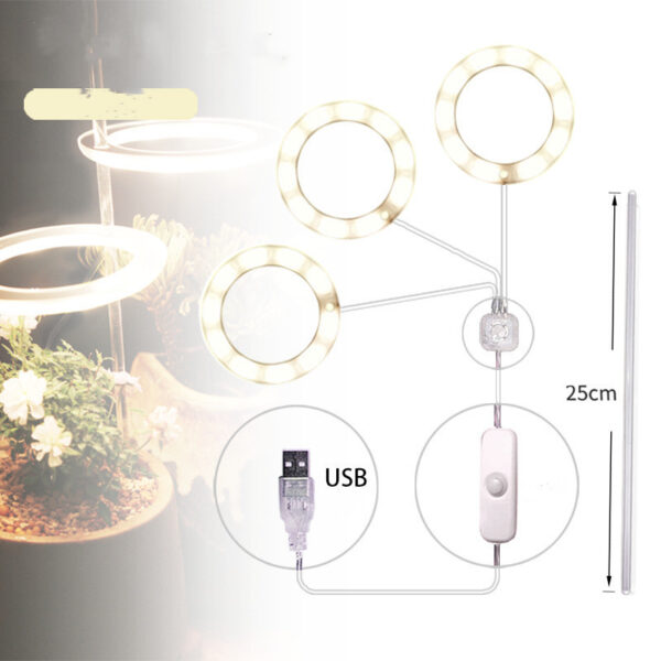 LED Grow Light Full Spectrum Phyto Grow Lamp USB Phyto Lamp for Plants Growth Lighting for Indoor Plant - Image 8