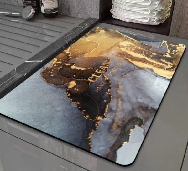 Diatom Mud Soft Entrance Bathroom Absorbent Foot Pad - Image 10