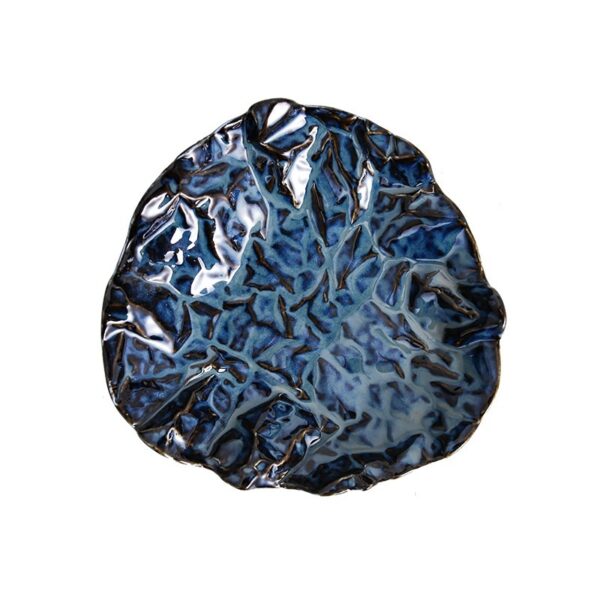 Creative Kiln Baked Ceramic Plate Special-shaped Plate Plate High-end Hotel Snack Dish Salad Dish Cold Dish Fruit Plate - Image 4