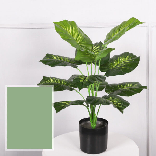 Large Simulation Of Green Plants Potted Indoor Decorative Ornaments - Image 7