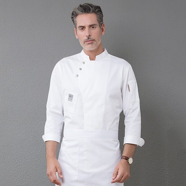 Hotel Chef Long Sleeve Work Clothes - Image 7