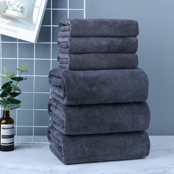 Hotel Bath Towel Bath Center Hotel Thickened Absorbent Bed Towel - Image 4