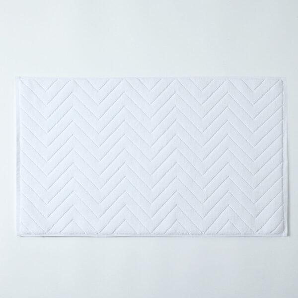 White Beauty Salon Floor Towel Flat Woven Hotel Floor Mat - Image 9