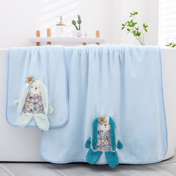 Children's Towel Baby Bath Towel Two Piece Set - Image 7