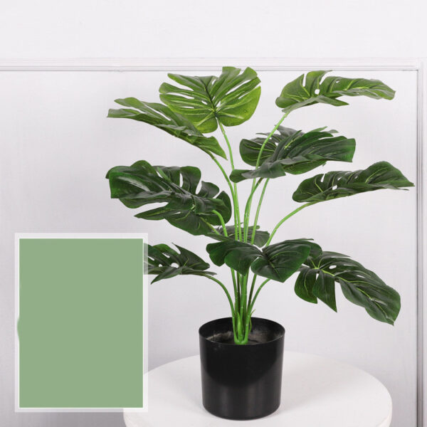 Large Simulation Of Green Plants Potted Indoor Decorative Ornaments - Image 3