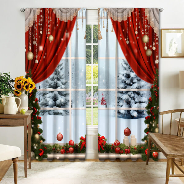 Christmas Curtain 3D Printing Curtain - Image 8