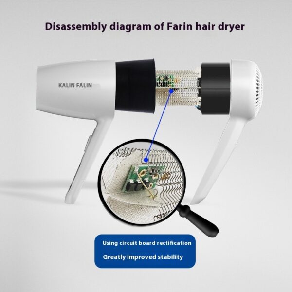 Hotel Hair Dryer Commercial Hotel Wall-mounted - Image 2
