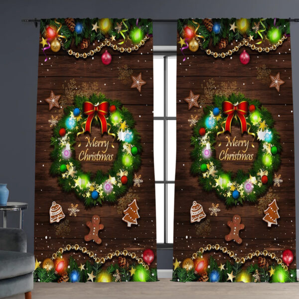 Christmas Curtain 3D Printing Curtain - Image 6