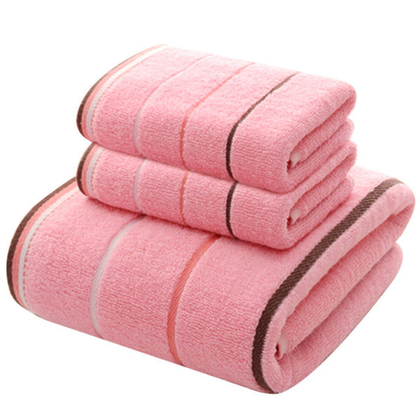 Cotton Three-piece Towel Veneer Cloth Thickened Hotel Bath Towel Embroidery - Image 6