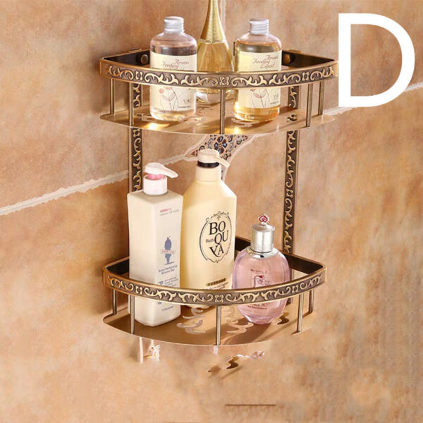 European Style Non-perforated Folding Towel Rack Set - Image 2
