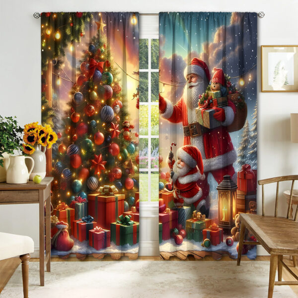 Christmas Curtain 3D Printing Curtain - Image 10