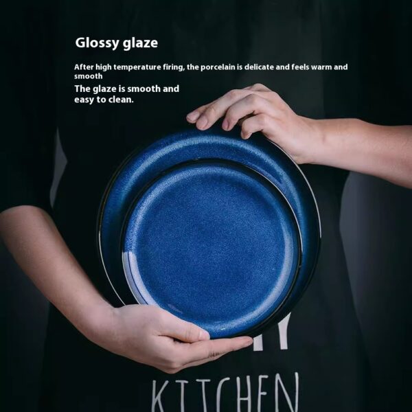 Ceramic Plate Meal Tray Dish Creative Deep Plates Tableware - Image 8