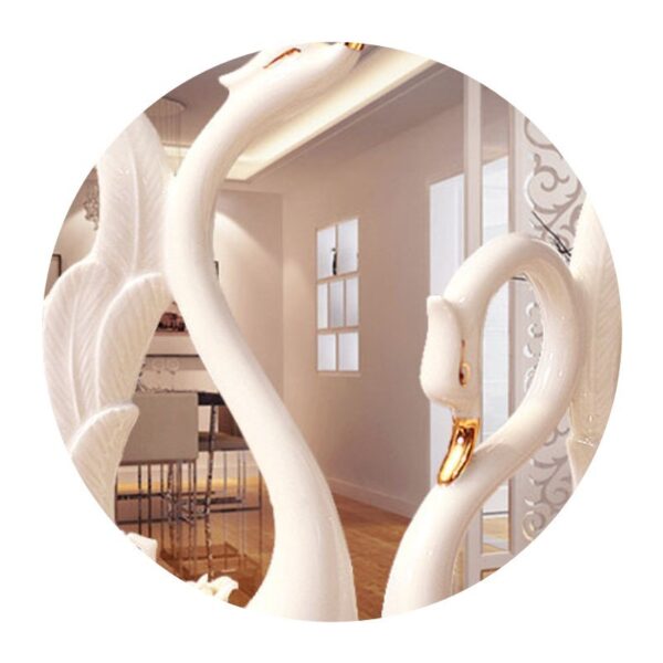 Cafe Hotel Decorations Swan Home Furnishing Crafts - Image 3