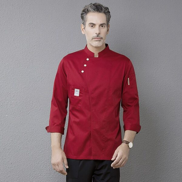 Hotel Chef Long Sleeve Work Clothes - Image 3