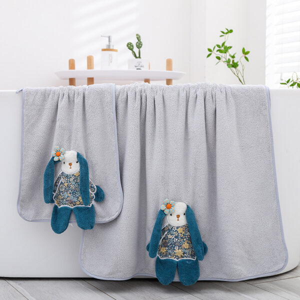 Children's Towel Baby Bath Towel Two Piece Set - Image 5