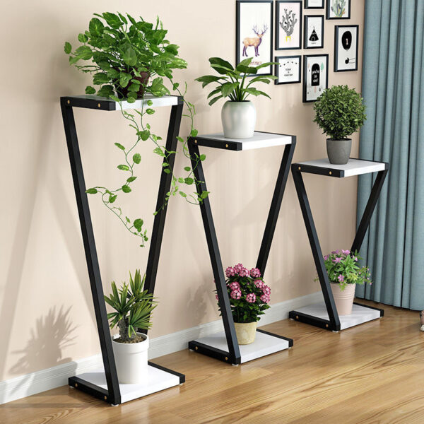 Living Room Home Indoor Multi-layer Z-type Floor Planter - Image 10
