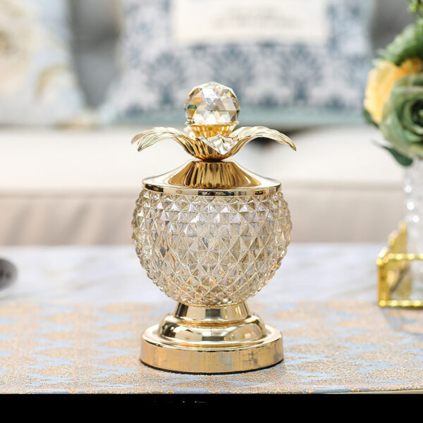 Metal Glass Candy Jar Storage Jar Storage Jar Decoration - Image 7