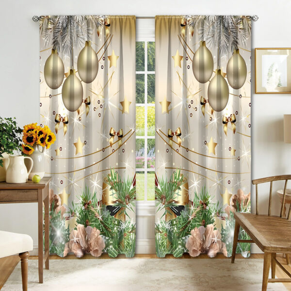 Christmas Curtain 3D Printing Curtain - Image 5
