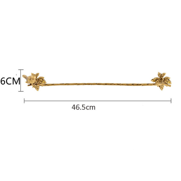 American Light Luxury Style Lucky Deer Decorative Hook Towel Bar - Image 10