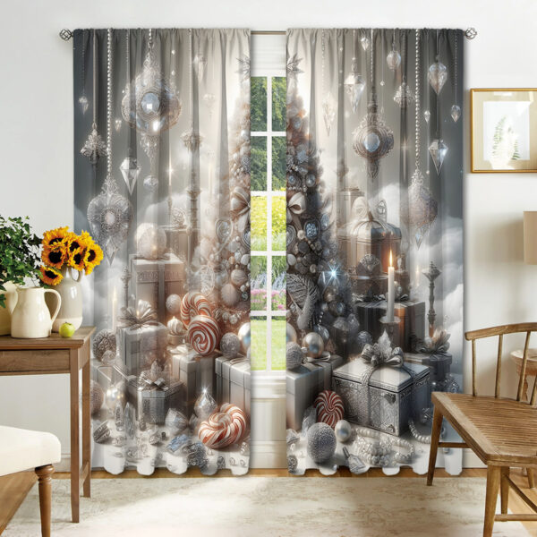 Christmas Curtain 3D Printing Curtain - Image 4