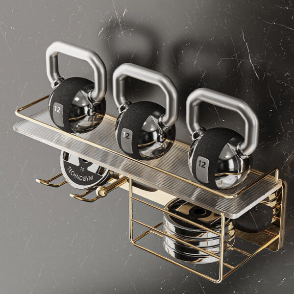 Wall Mounted Hair Dryer Storage Rack In Bathroom - Image 6