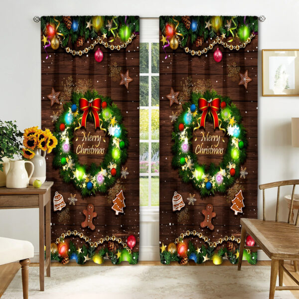 Christmas Curtain 3D Printing Curtain - Image 3