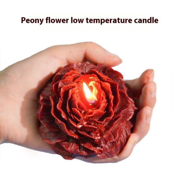 Low Temperature Candles Sentiment Gilding 45 Degrees Peony Rose Handmade Aromatherapy Wax Easy To Clean - Image 6