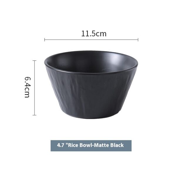 Ceramic Thickened Hotel Restaurant Bowl - Image 7