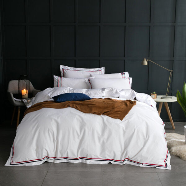 Five-star Hotel Four-piece Set, Satin Sheet Set - Image 5