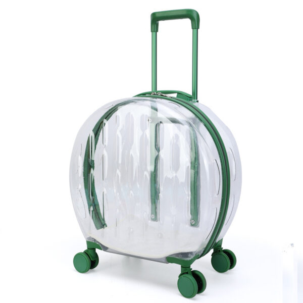 Portable Transparent Trolley Case Cat Bag - Image 7
